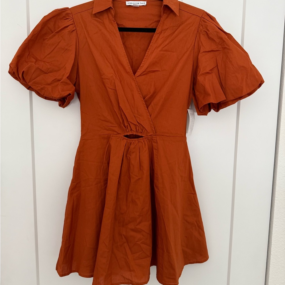 And Now This Cutout Fit & Flare Dress